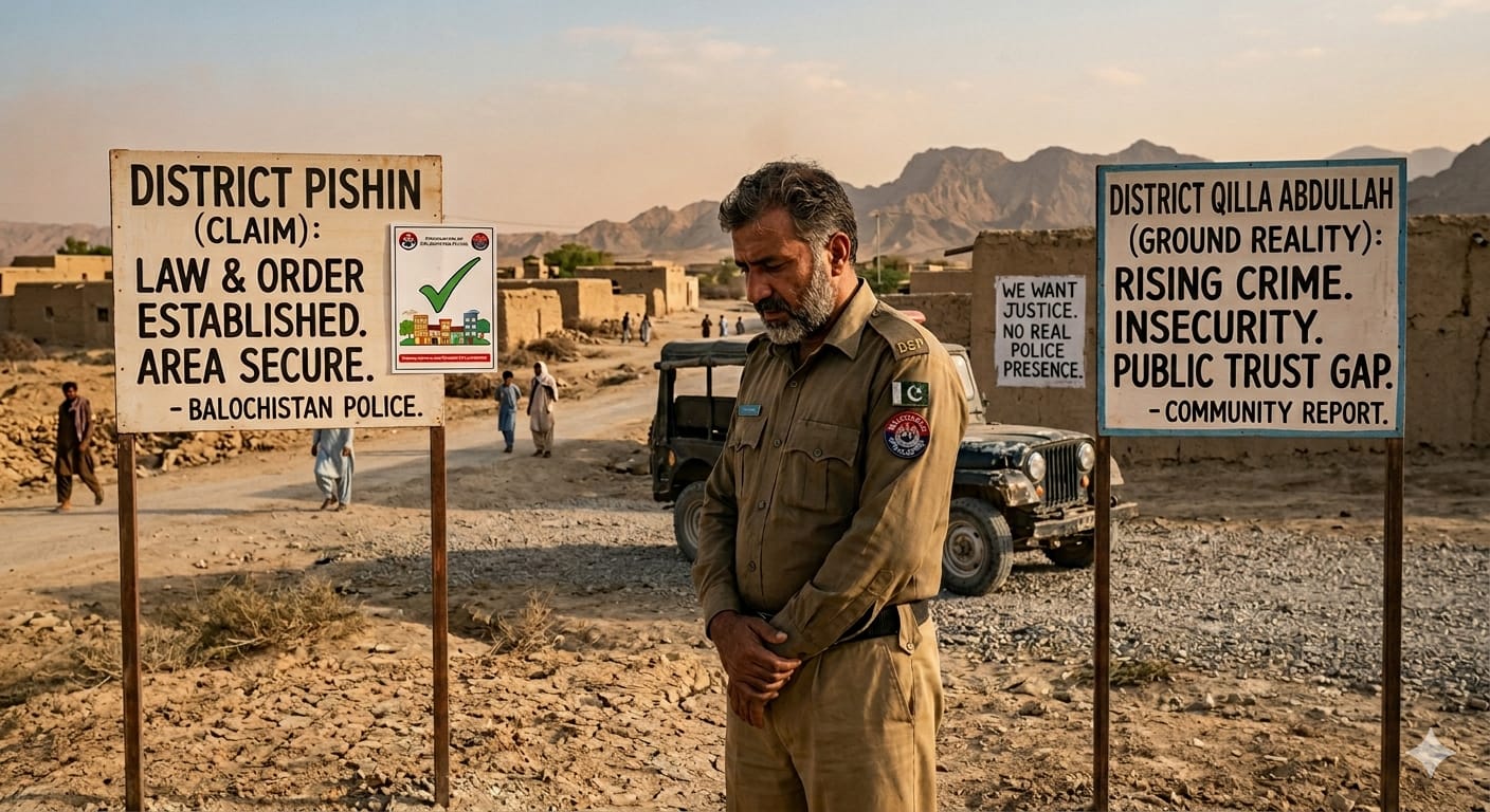 بلوچستان پولیس: جونیئر آفیسر کے سپرد دو اضلاع، پولیس میں اصلاحات اور زمینی حقائق کے درمیان بڑھتا ہوا خلا