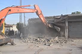 ضلعی انتظامیہ کی تجاوزات کے خلاف کارروائی،14 افراد گرفتار کرکے جیل منتقل کردیاگیا