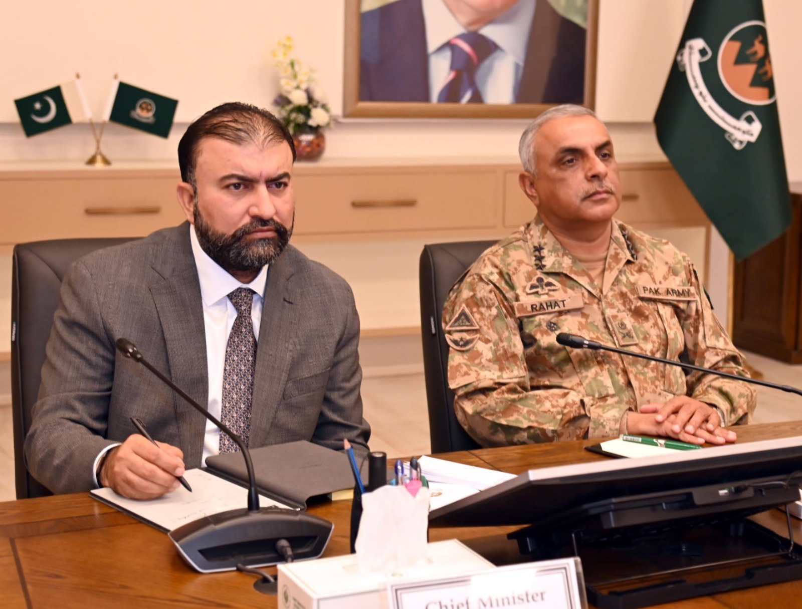 وزیر اعلیٰ بلوچستان میر سرفراز بگٹی کی زیر صدارت صوبائی اپیکس کمیٹی کا اکیسواں اجلاس،امن و امان کی مجموعی صورتحال کا تفصیلی جائزہ