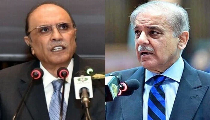 وزیراعظم شہباز شریف آج صدر مملکت آصف علی زرداری سے ملاقات کریں گے