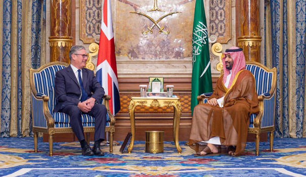 سعودی ولی عہد سے برطانویوزیر اعظم کی ملاقات،مختلف امور پر تبادلہ خیال